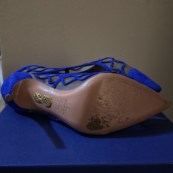 Royal Blue Aquazzura Kai Pump 105! - Picture 5 of 5